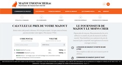 Desktop Screenshot of mazoutmoinscher.be